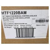Honeywell Oscillating Table Fan, Black