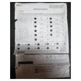 Vecelo Nightstand Table, Natural Tone