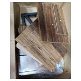 Vecelo Nightstand Table, Natural Tone