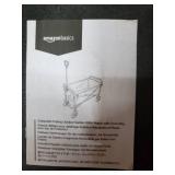 Amazon Basics Garden Tool Collection - Collapsible Folding Outdoor Garden Utility Wagon