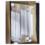 Furinno Turn-S-Tube 4-Tier Multipurpose Shelf Display Rack with Square Tube, Sonoma Oak/White