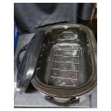 Oster 22 Quart Roaster Oven with Self-Basting Lid, Stainless Steel