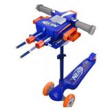 Nerf Blaster Scooter, Dual Trigger Rapid Fire Action, Includes 2 Clips and 12 Nerf Elite Darts