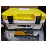 Frabill Magnum Live Bait Station 13 Quart Storage Cooler Tackle Box with Aerator