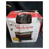Sunbeam Electric Heated Microplush Blanket Twin, Brown (BSM9KTSR47016A0)