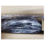 Medline Steel Rollator Walker, Folding Rolling Walker, 6" Wheels, 350lb Weight Capacity, Burgundy Red Frame