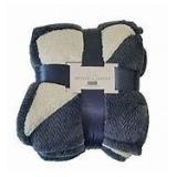 Luxury Collection Monte & Jardin King Velvet Sherpa Blanket