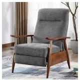 Sloan Wood Arm Push Back Recliner by Greyson Living- Retail:$566.99