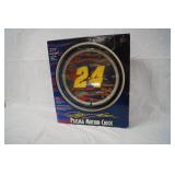 Plasma Motion Clock, "Jeff Gordon 24", (12" Dia.), Still in Original Box