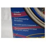 Plasma Motion Clock, "Jeff Gordon 24", (12" Dia.), Still in Original Box