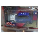 Kansas City, Royals "Jermaine Dye" Car & Fleer Card, In Original Packaging