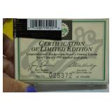 1991 Baseball Cards, Certification of Limited Edition, Set No. 025372