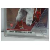 Rookie Card, NFL Debut, #25 Clyde Edwards-Helaire, Kansas City Chiefs Card