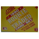 Score 1990 Rookie & Traded Card Set (Baseball) In Plastic Packaging