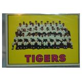 6 Vintage Baseball Cards, Tigers, Twins, Yankees, Reds, White Sox