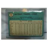 6 Vintage Baseball Cards, Tigers, Twins, Yankees, Reds, White Sox