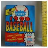 Vintage 1990 FLEER Baseball UN-OPENED Packs - (15 Cards & 1 Sticker) per Pack
