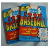 Vintage 1990 FLEER Baseball UN-OPENED Packs - (15 Cards & 1 Sticker) per Pack