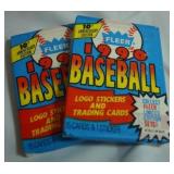 Vintage 1990 FLEER Baseball UN-OPENED Packs - (15 Cards & 1 Sticker) per Pack
