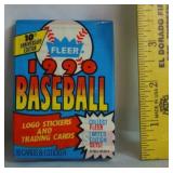 Vintage 1990 FLEER Baseball UN-OPENED Packs - (15 Cards & 1 Sticker) per Pack