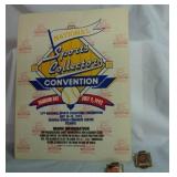 National Sports Collectors Convention - Diamond Day - July 9, 1992 - Steve Young & Warren Moon Pins