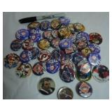Huge Lot of MLB Baseball and NFL Football Buttons