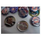 Huge Lot of MLB Baseball and NFL Football Buttons