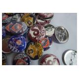 Huge Lot of MLB Baseball Buttons