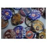 Huge Lot of MLB Baseball & NFL Football Buttons