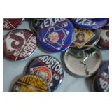 Huge Lot of MLB Baseball Buttons