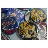 Huge Lot of MLB Baseball Buttons