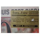 St. Louis Post Dispatch 70 McGwire Sept. 28, 1998