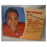 Tony Gonzalez KC Chiefs 1997 Leaf 8x10 Photo Card