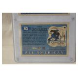 Super Collectible KANSAS CITY CHIEFS SET - Priest Holmes - Tony Gonzalez - Trent Green