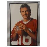 Vintage Joe Montana Poster - Super Collectible