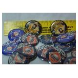 Lot of Vintage Buttons & Card Board Chips of Baseball Players