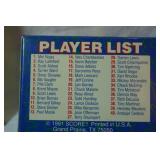 1991 Rookies Baseball Cards, "Score Cards"
