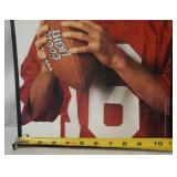 Vintage Joe Montana Poster - Super Collectible