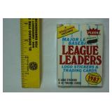 Fleer, Baseball League Leaders Card, 1987 - Still in Original Plastic Packaging!!!