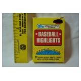 Topps Collectors Series Baseball Highlight, 1987