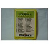 Topps Superstars of Baseball Cards,1987