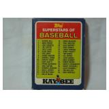 Topps Superstars of Baseball Cards,1988