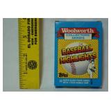 Topps Collectors Series Baseball Highlight Cards, 1988