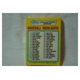 Topps Collectors Series Baseball Highlight, 1987
