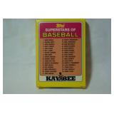 Topps Superstars of Baseball Cards,1989