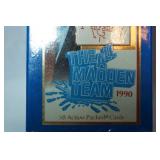 Team NFL, 1990, "The All Madden Team", Collector Cards, Still in Original Plastic Packaging!