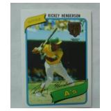 Rookie Card Retrospective RC Medallion Card, Rickey Henderson, A
