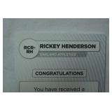 Rookie Card Retrospective RC Medallion Card, Rickey Henderson, A