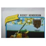 Rookie Card Retrospective RC Medallion Card, Rickey Henderson, A