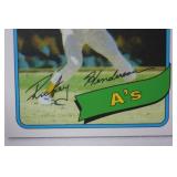 Rookie Card Retrospective RC Medallion Card, Rickey Henderson, A